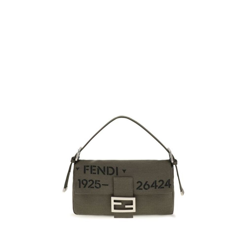Fendi Bicolor Polyester Shoulder Women's Bag